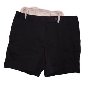 Ann Taylor Black Tailored Bermuda Shorts